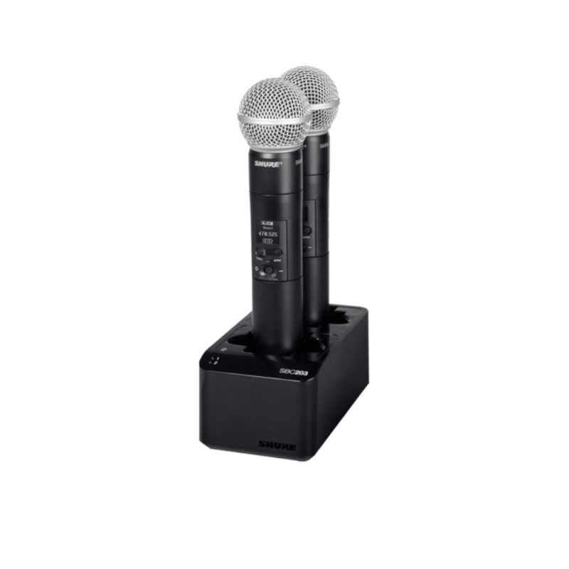 SHURE SBC203 Зарядна станция двойна за SLXD