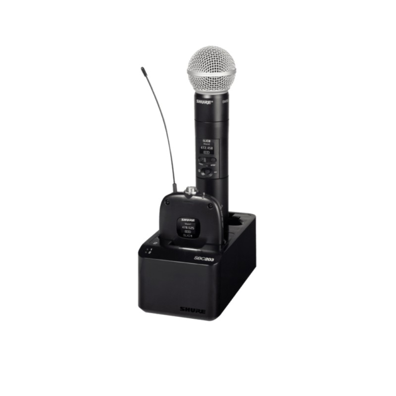 SHURE SBC203 Зарядна станция двойна за SLXD