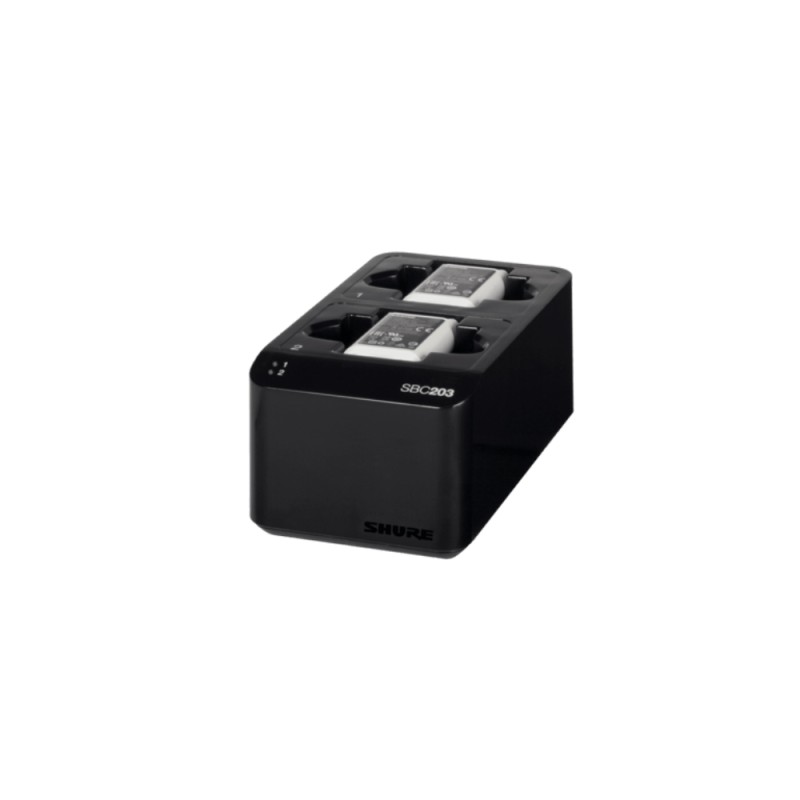 SHURE SBC203 Зарядна станция двойна за SLXD