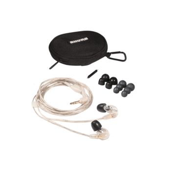 SHURE SE215-CL Шумоизолиращи слушалки, прозрачни