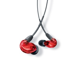 SHURE SE215SPE-RD Шумоизолиращи слушалки, червени