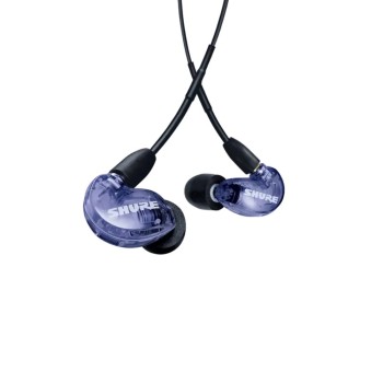 SHURE SE215+UNI Special Edition Шумоизолиращи слушалки, лилави