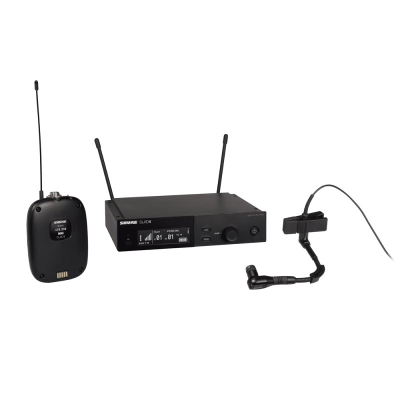 SHURE SLXD14E/98H-H56 Инструментален безжичен микрофон щипка