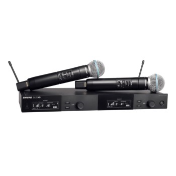 SHURE SLXD24DE/B58-G59 Двойна вокална безжична система с микрофони BETA58