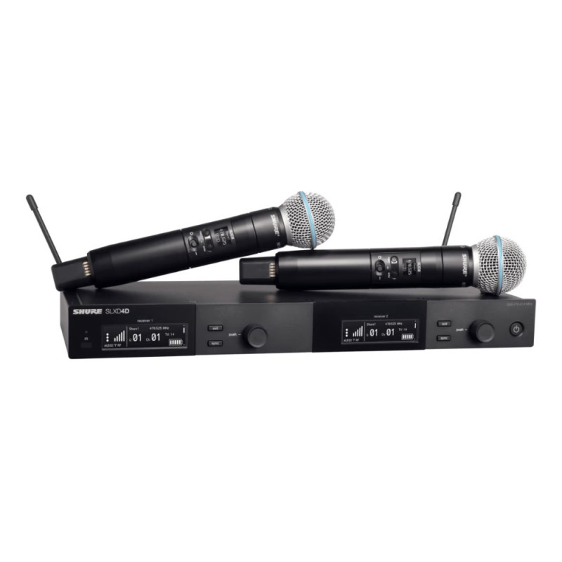 SHURE SLXD24DE/B58-G59 Двойна вокална безжична система с микрофони BETA58