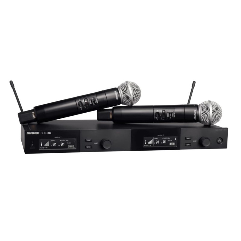 SHURE SLXD24DE/SM58-L56 Двойна вокална безжична система с микрофони SM58