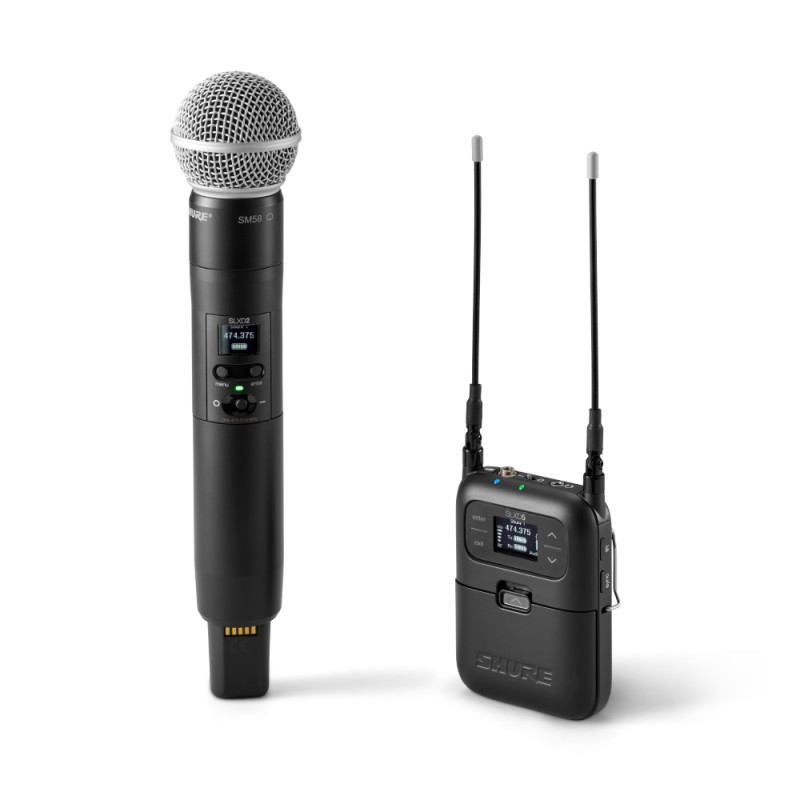 SHURE SLXD25/SM58-H56 Преносима безжична система с вокален микрофон SM58