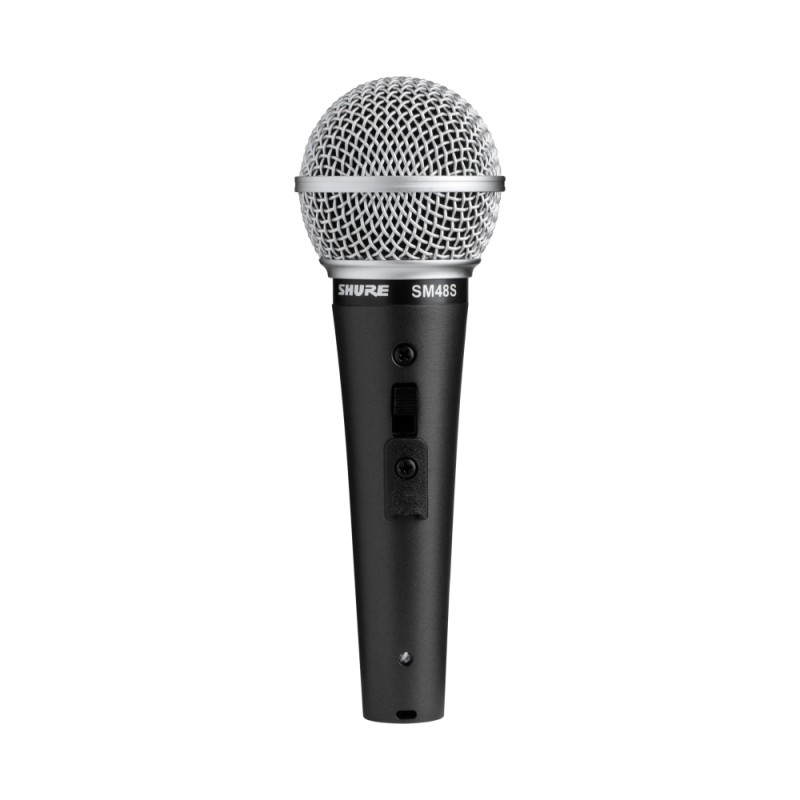 SHURE SM48S Динамичен кабелен микрофон с копче