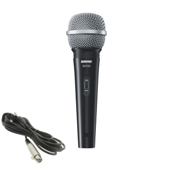 SHURE SV100 Динамичен микрофон с копче и кабел