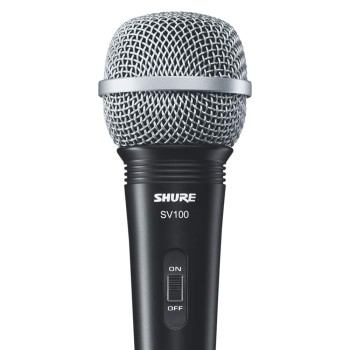 SHURE SV100-A Динамичен микрофон с копче, кабел, държач и калъф