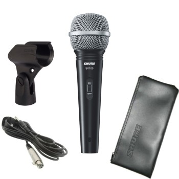 SHURE SV100-WA Динамичен микрофон с копче, кабел, държач и калъф