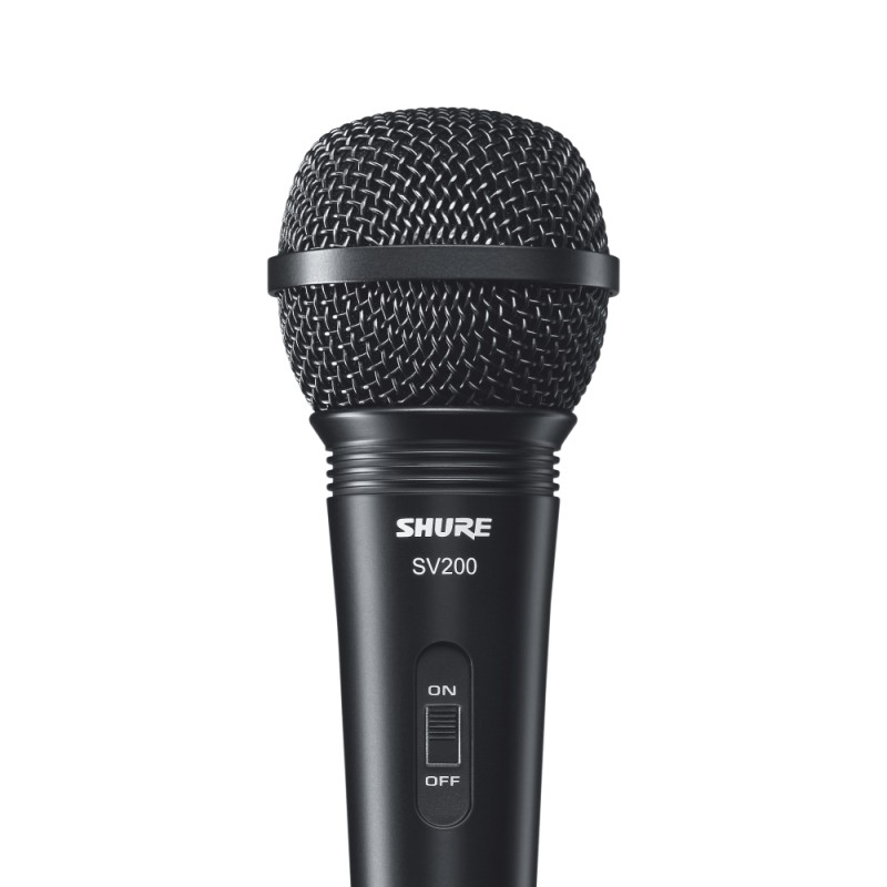 SHURE SV200-W Динамичен микрофон с копче и кабел