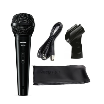 Кабелен микрофон Shure SV-200A с кабел, държач и калъф