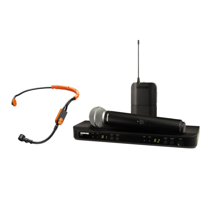 SHURE BLX1288E/SM31-K14 Комбо безжичен микрофон хедсет SM31 + вокален SM58