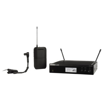 SHURE BLX14RE/B98 Безжична система за вграждане в рак с инструментален микрофон-щипка