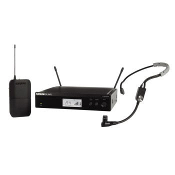 SHURE BLX14RE/SM35 Безжична система за вграждане в рак с хедсет микрофон SM35