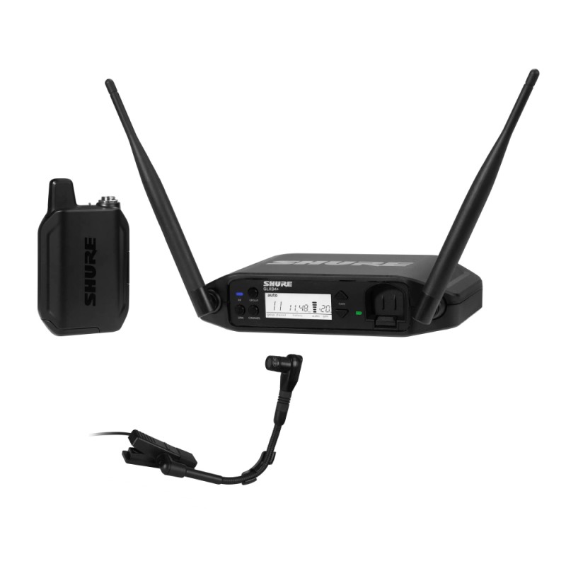 SHURE GLXD14+/B98-Z4 Инструментален безжичен микрофон-щипка