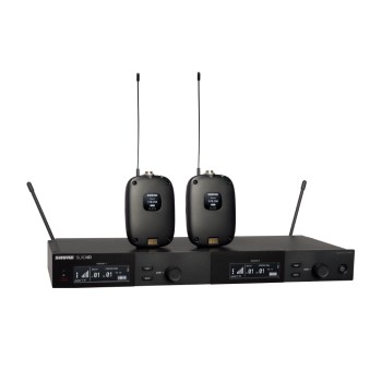 SHURE SLXD14DE-G59 Двойна безжична система с 2 бодипака (възмоност за комбинация с различни микрофони)