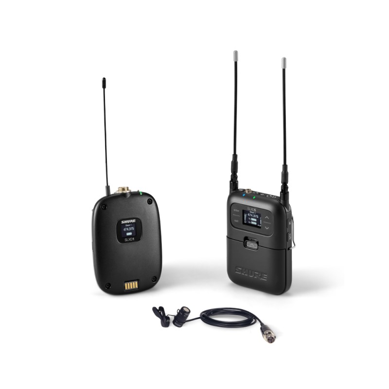 SHURE SLXD15/W85-J53 Преносима безжична система с микрофон-лавалиер WL185