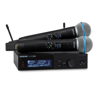 SHURE SLXD24D+/B58-G65 Двойна вокална безжична система с микрофони Beta 58A