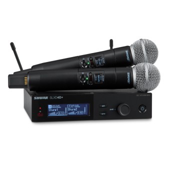 SHURE SLXD24D+/SM58-K55 Двойна вокална безжична система с микрофони SM58