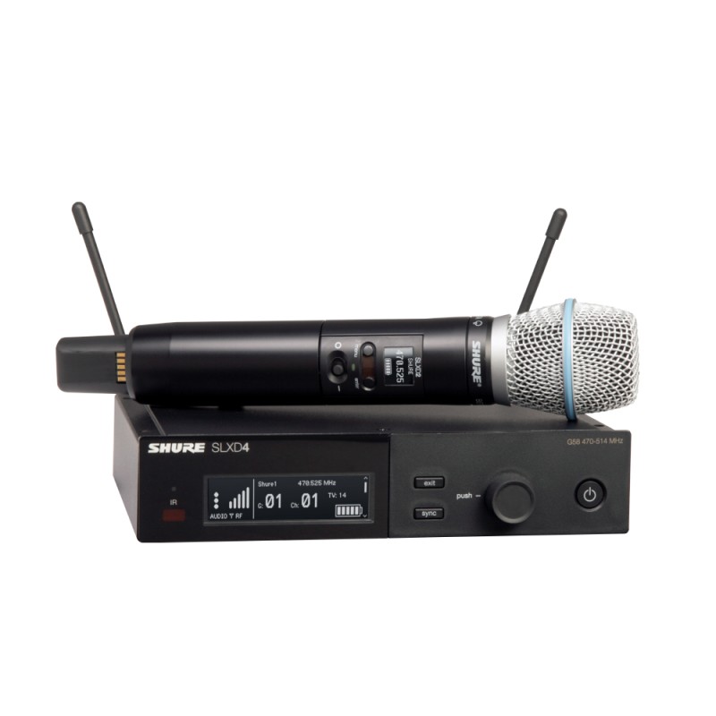 SHURE SLXD24E/B87A-L56 - Безжичен вокален микрофон Beta87A