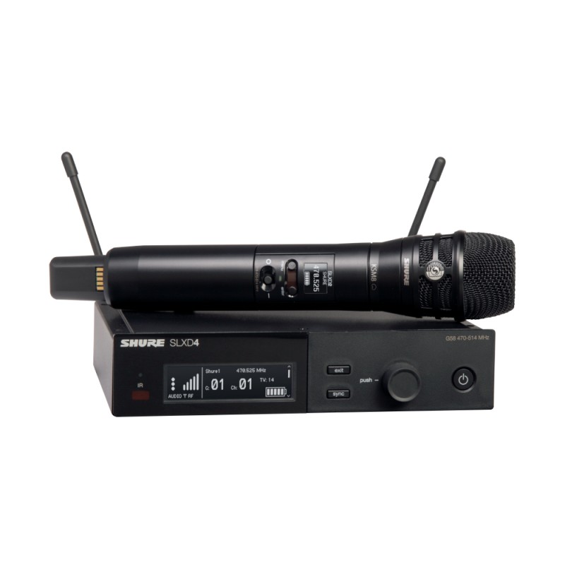 SHURE SLXD24E/K8B-K59 - Безжичен вокален микрофон KSM8