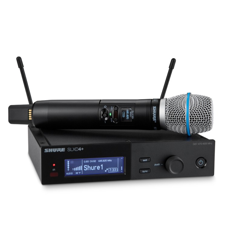 SHURE SLXD24+/B87A-G60 Вокален безжичен микрофон Beta 87A