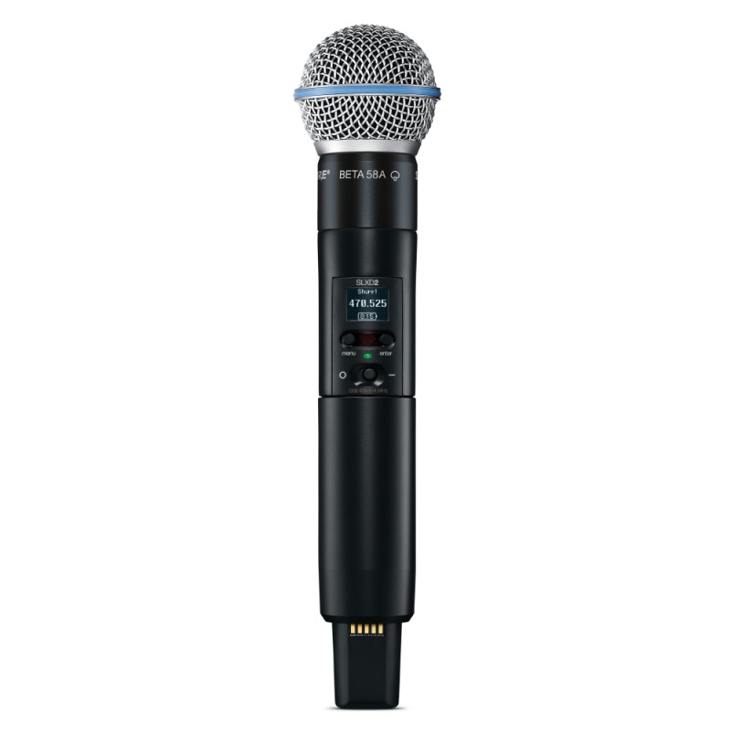 SHURE SLXD24DE/B58-G59 Двойна вокална безжична система с микрофони BETA58