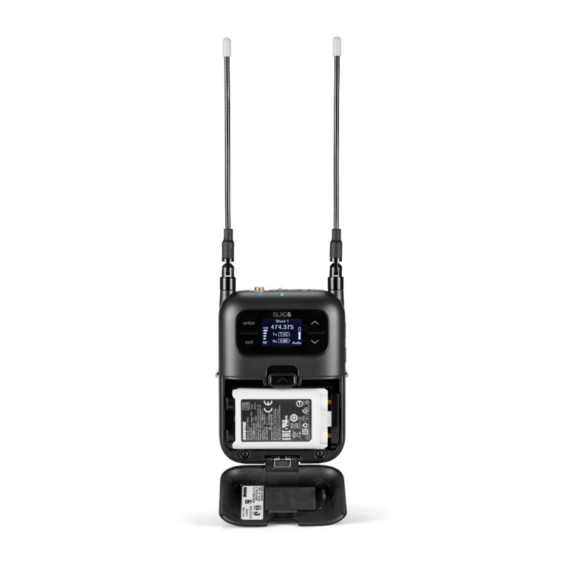SHURE SLXD15-G59 Преносима безжична система със SLXD1 бодипак и SLXD5 приемник
