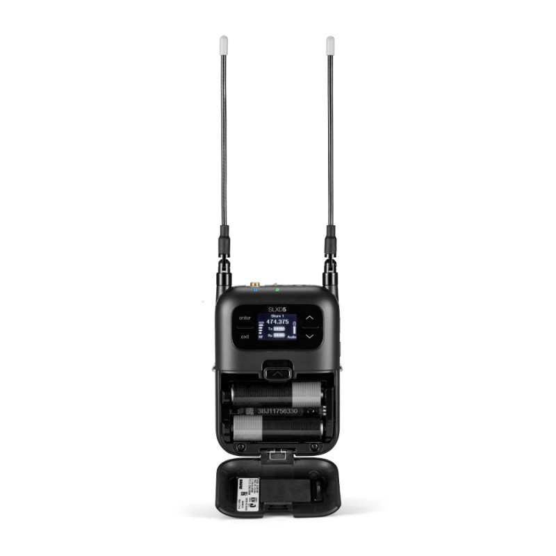 SHURE SLXD15-G59 Преносима безжична система със SLXD1 бодипак и SLXD5 приемник