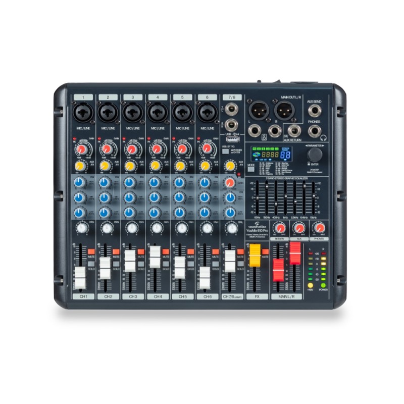 Смесителен пулт 6 моно + 1 стерео YOUMIX 610 PRO