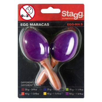 Маракаси тип яйце с дръжка - чифт EGG-MA S/PP