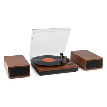 Грамофон в комплект с малки тонколони Fenton RP165C + Bluetooth