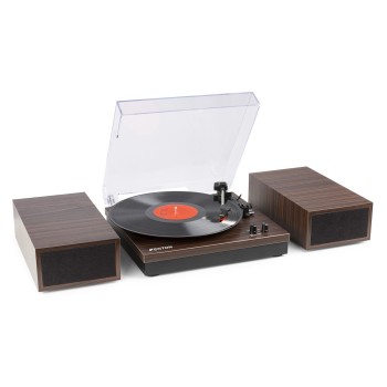Грамофон в комплект с малки тонколони Fenton RP165D + Bluetooth
