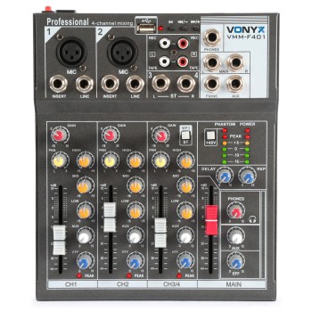 Смесителен пулт 2 моно + 1 стерео VMM-F401