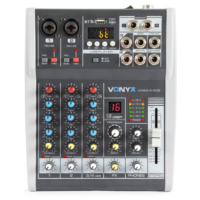 Смесителен пулт 2 моно VMM-K402