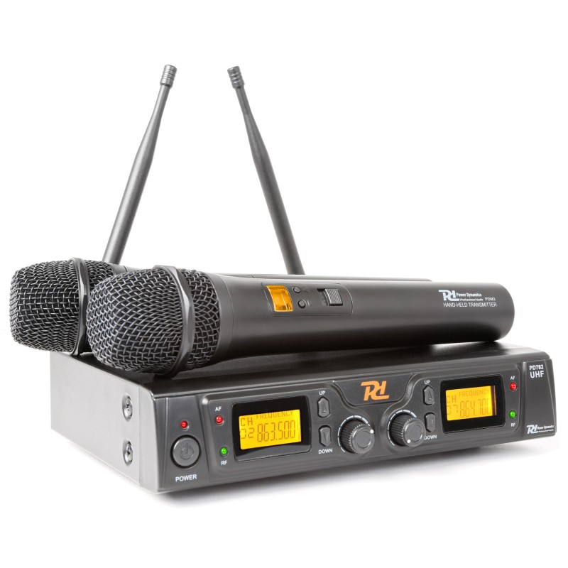 Два микрофона с една майка PD782 2X 8-CHANNEL UHF 