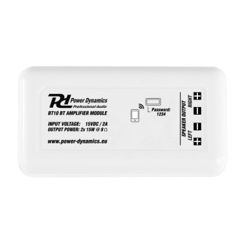 Компактен стерео усилвател с Bluetooth Power Dynamics BT10