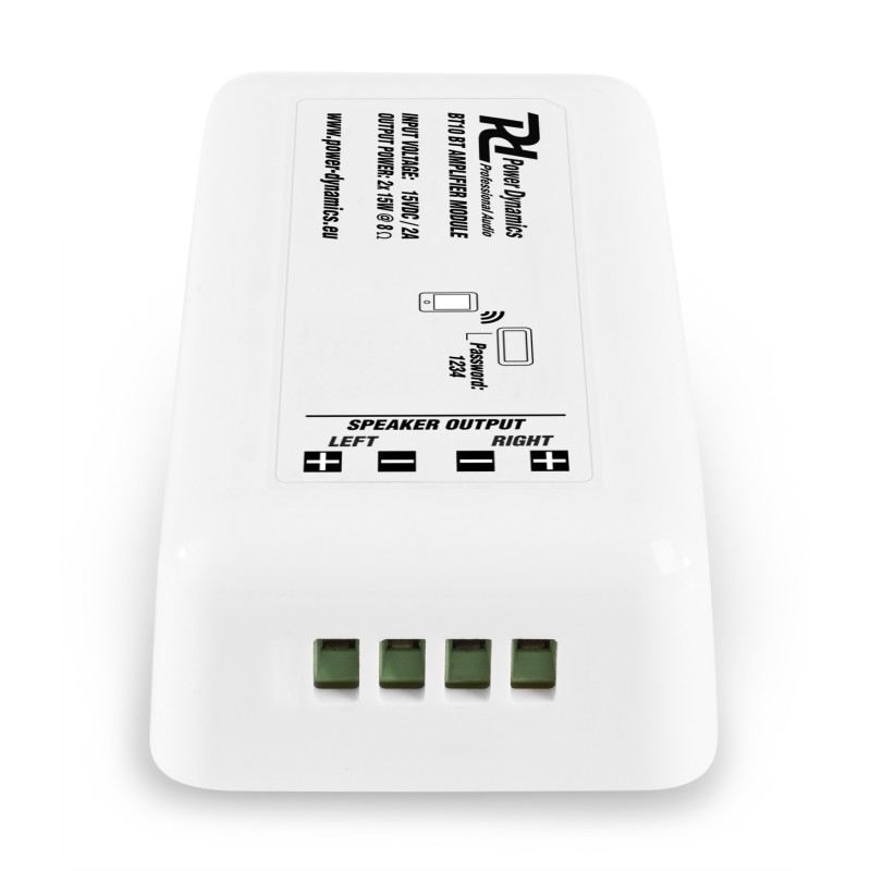 Компактен Bluetooth стерео усилвател с 5" колони BT10SET 