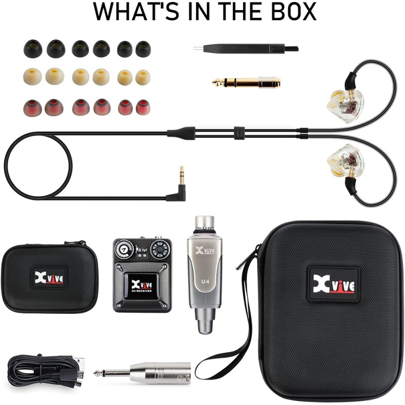 Мониторинг система със слушалки Xvive U4T9
