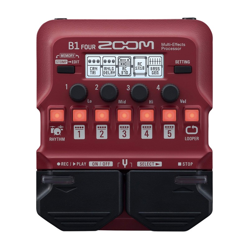 Процесор за бас китара Zoom B1 Four
