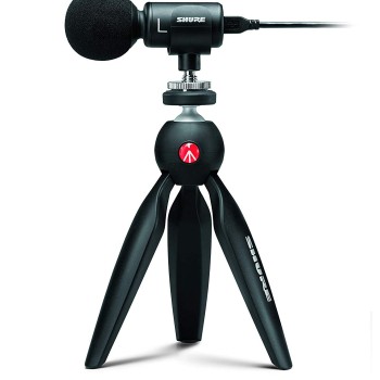 SHURE MV88+VIDEO KIT - микрофон за интервюта, подкаст и видео клипове за мобилни устройства