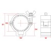 Кламп за светлинни ефекти BC50-100kg