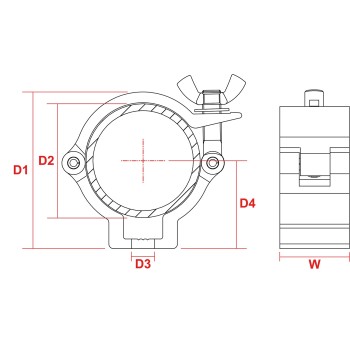 Кламп за светлинни ефекти BC50-100kg