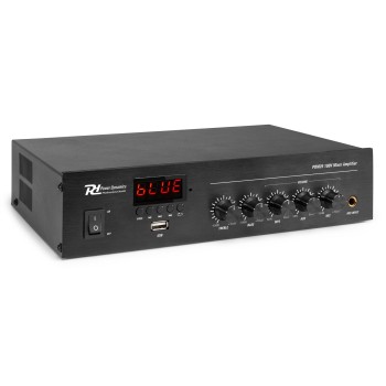 Усилвател PDM25 за 100V инсталации с функции  BT и MP3 и FM tuner