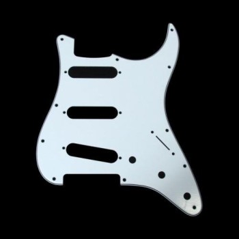 Fender Strat Pickguard White 3 Ply пикгард