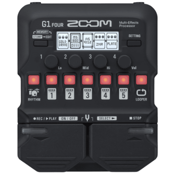 Процесор за електрическа китара Zoom G1 Four