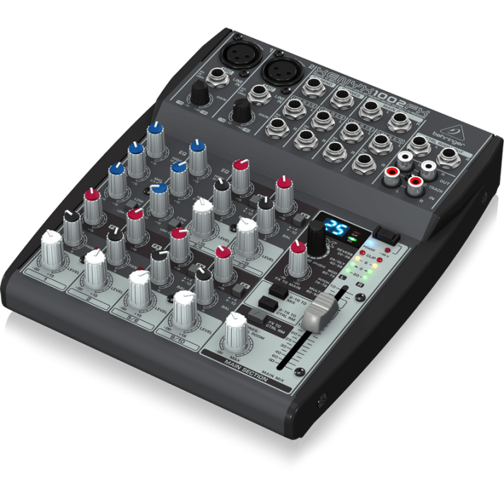 Смесителен пулт 2 моно + 4 стерео Behringer Xenyx1002FX