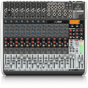 Смесителен пулт 8 моно + 4 стерео Behringer QX2222USB